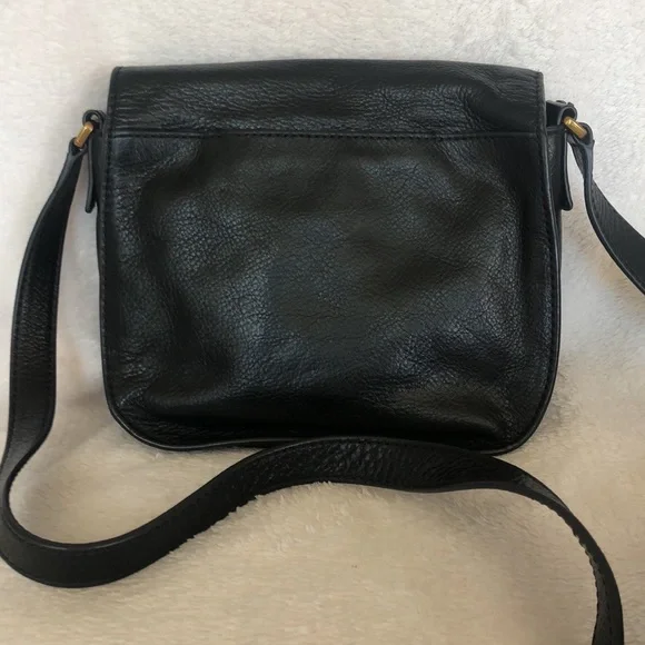 Fossil black leather crossbody - Picture 3 of 10